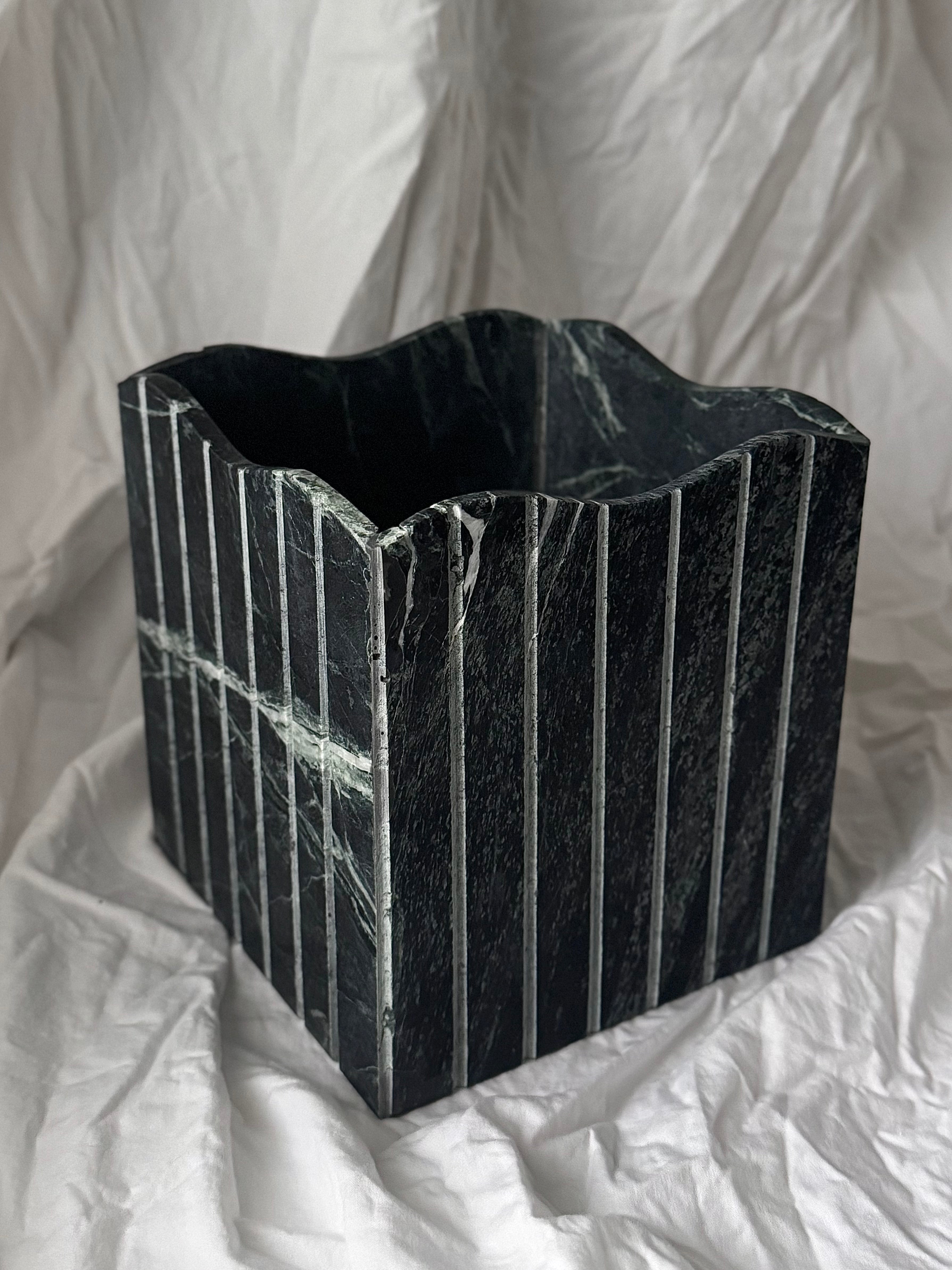 Verde Linea Vase - Imperfectly Perfect