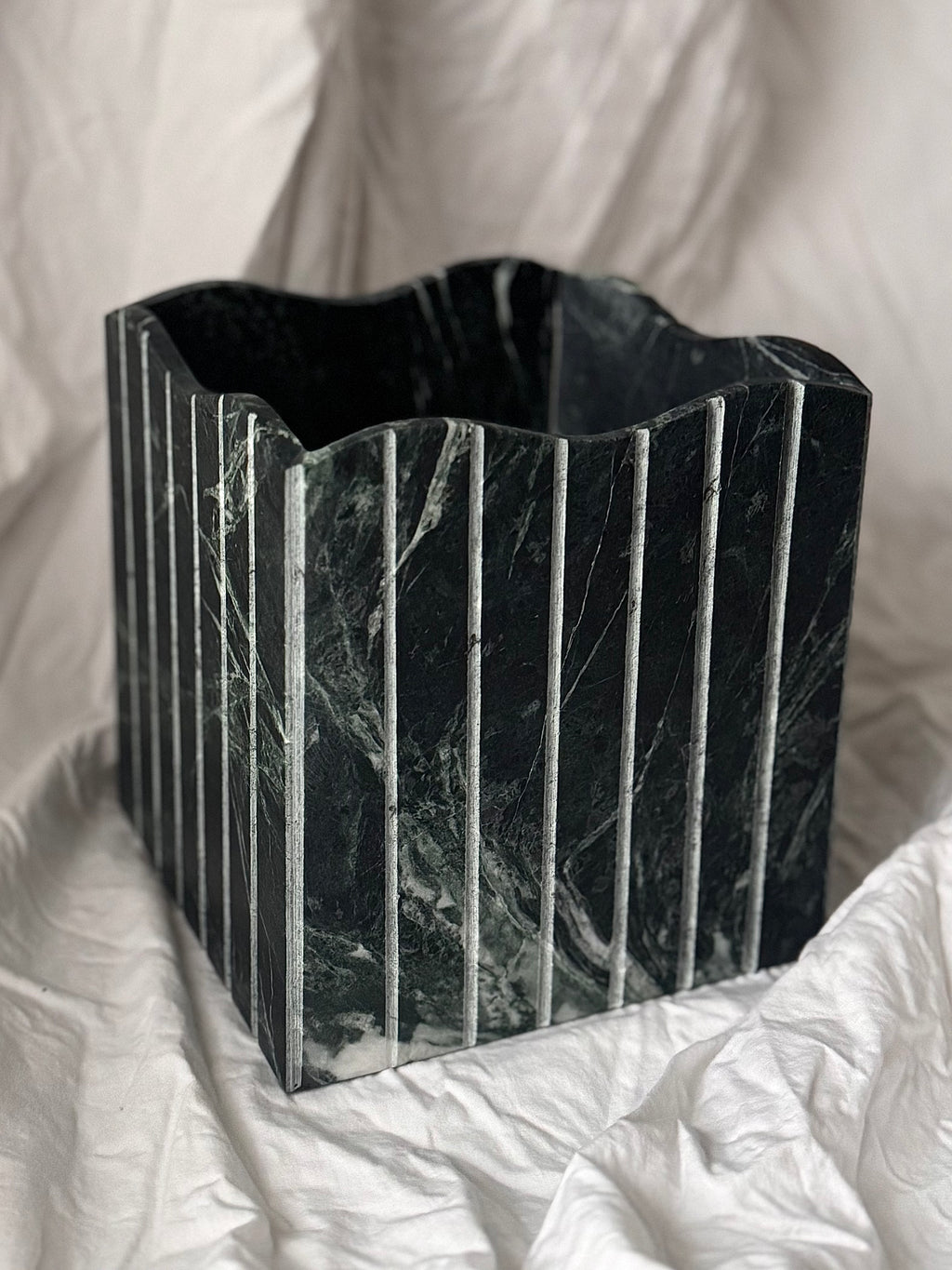 Verde Linea Vase - Imperfectly Perfect