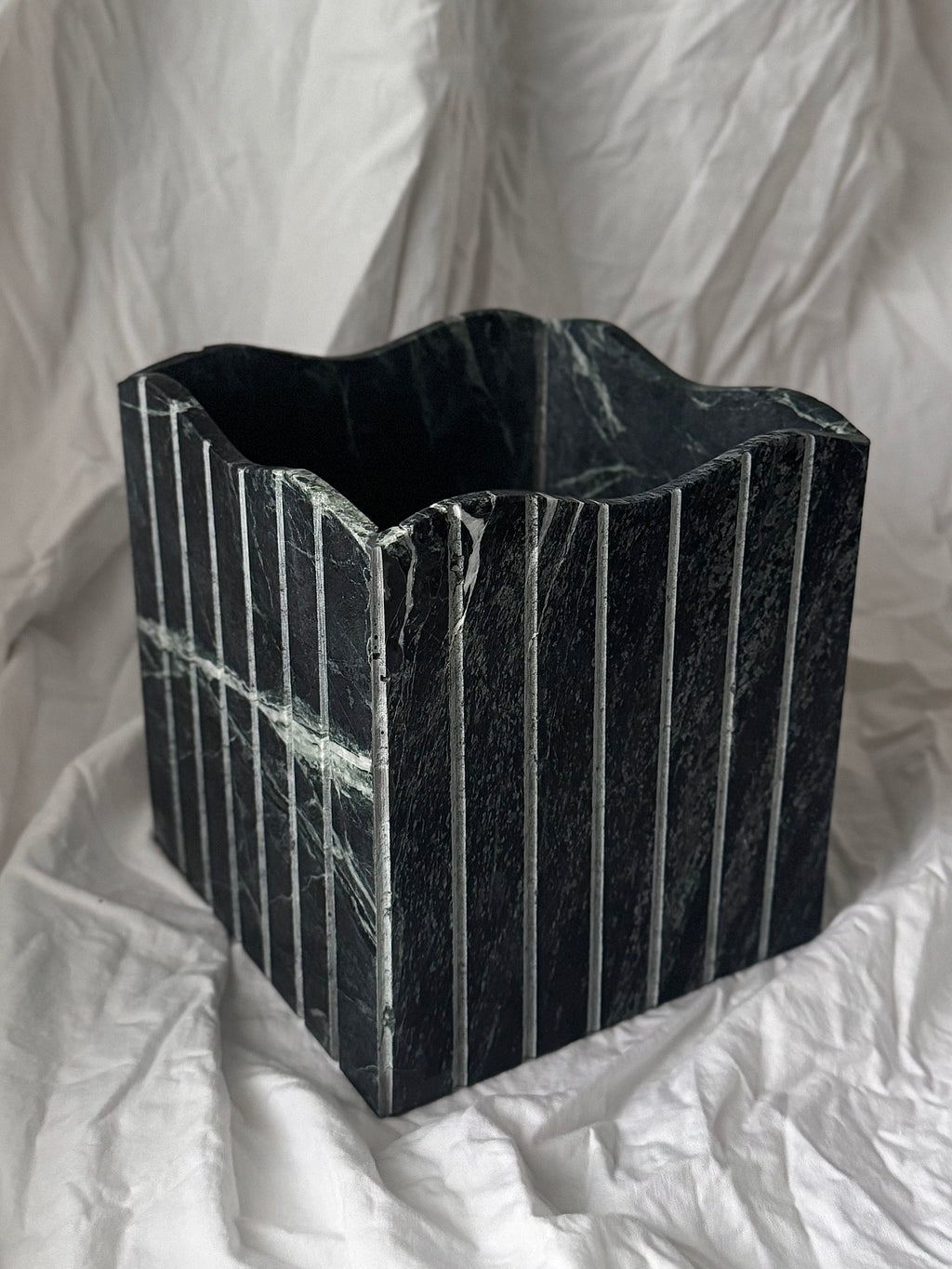 Verde Linea Vase - Imperfectly Perfect